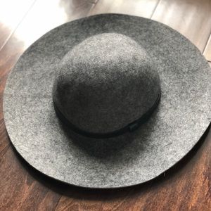 Grey wool hat